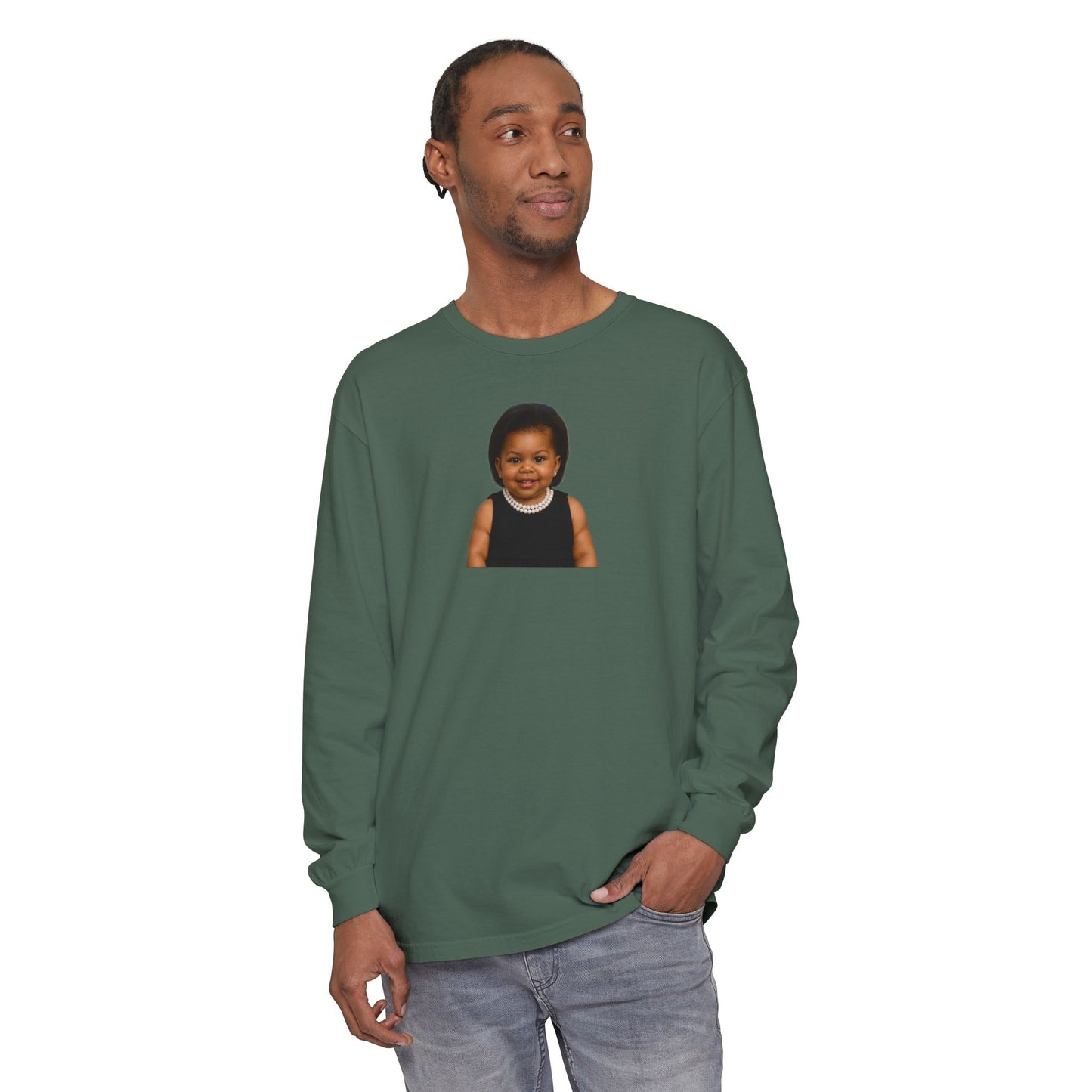 Hopeful Long Sleeve Shirt - Michelle Obama
