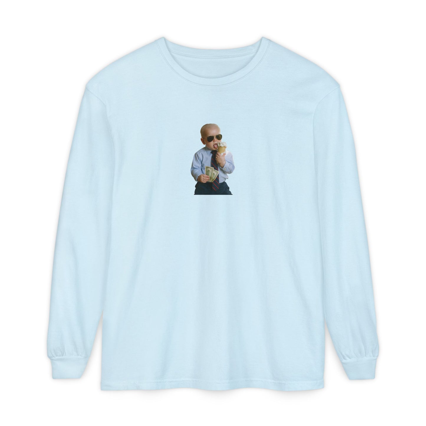 Just a Kid From Scranton...With Ice Cream Long Sleeve Shirt - Joe Biden