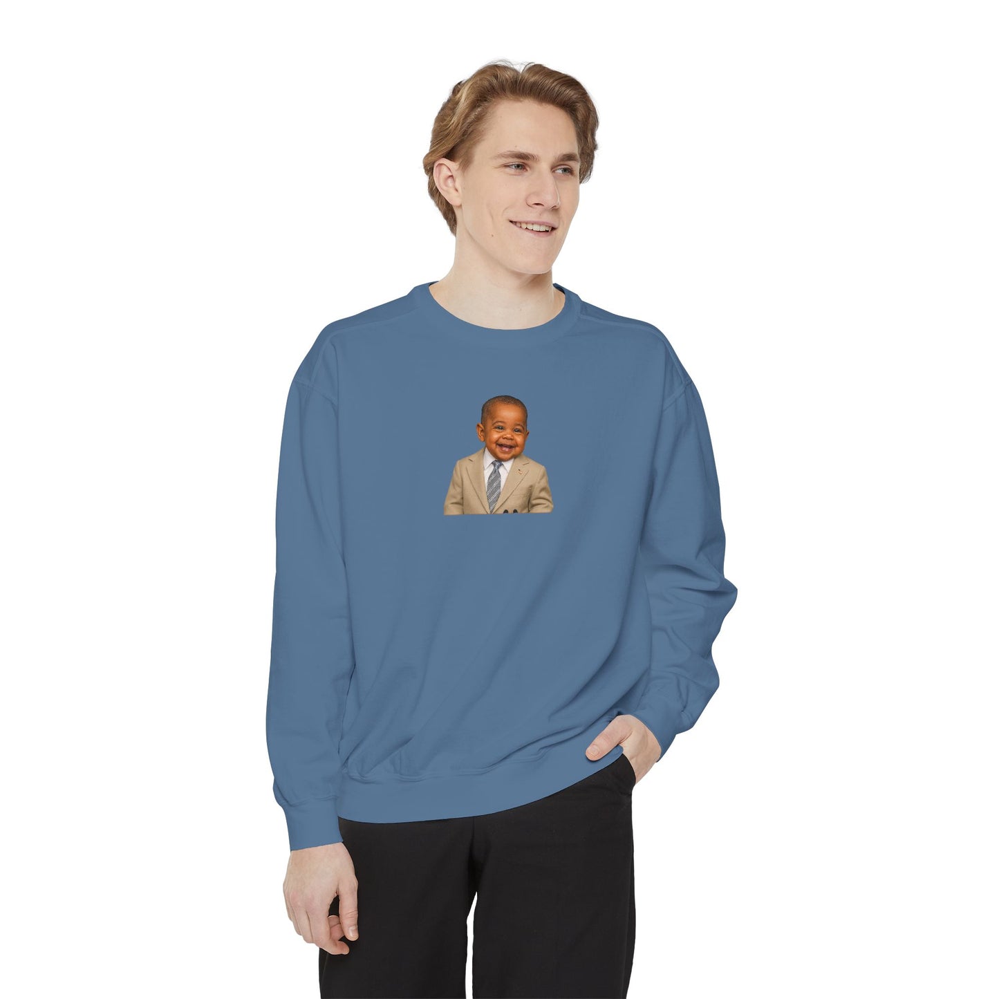 "Yes We Tan" Crewneck Sweatshirt - Barack Obama