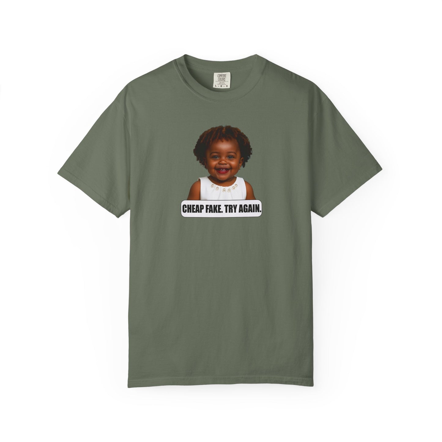 Cheap Fake. Try Agian. Tee - Karine Jean-Pierre (KJP)