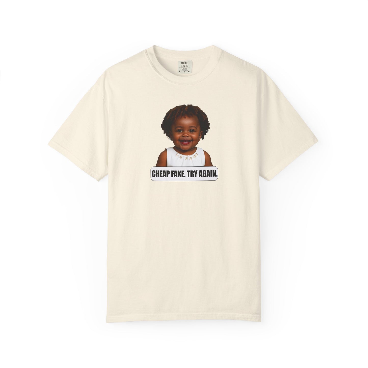 Cheap Fake. Try Agian. Tee - Karine Jean-Pierre (KJP)
