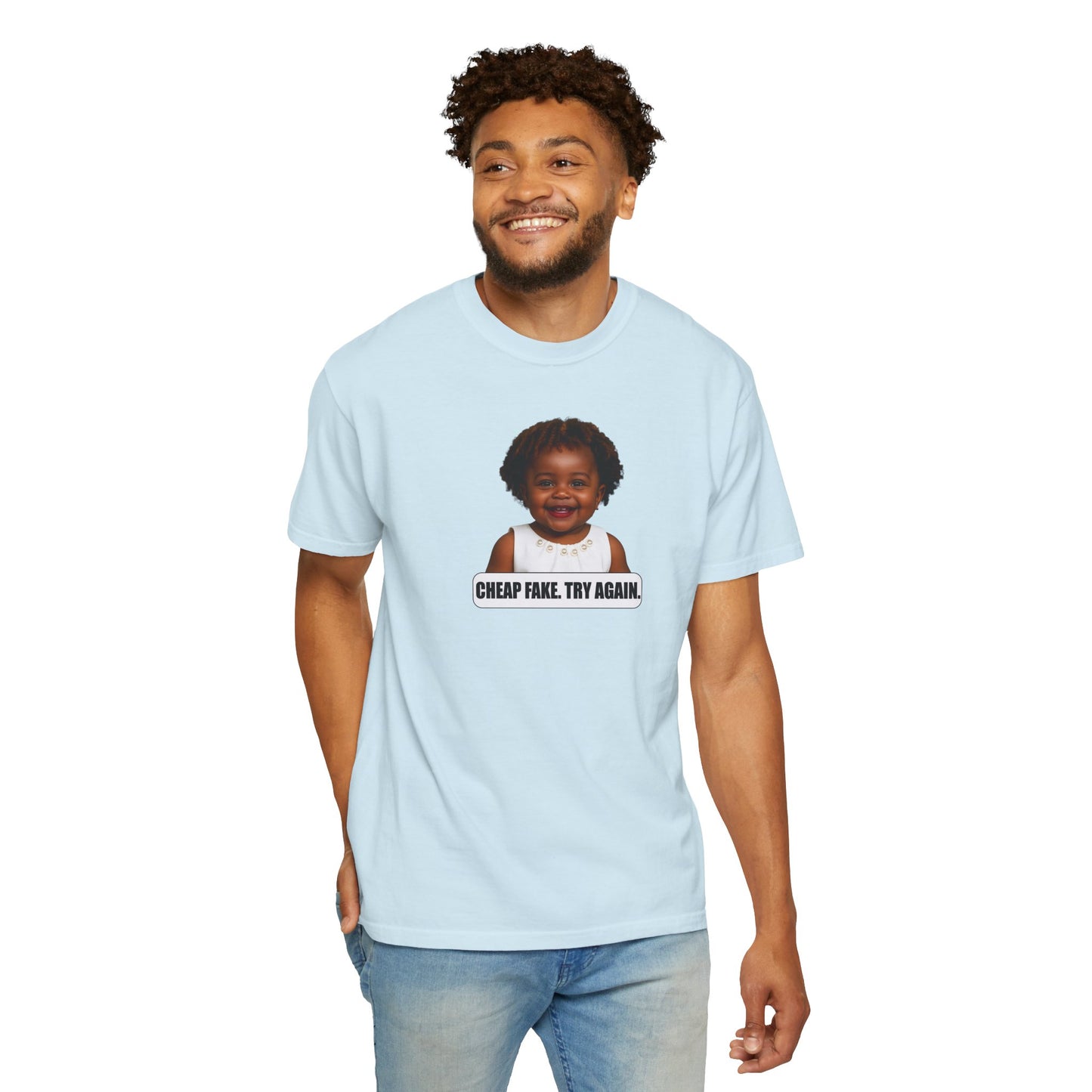 Cheap Fake. Try Agian. Tee - Karine Jean-Pierre (KJP)