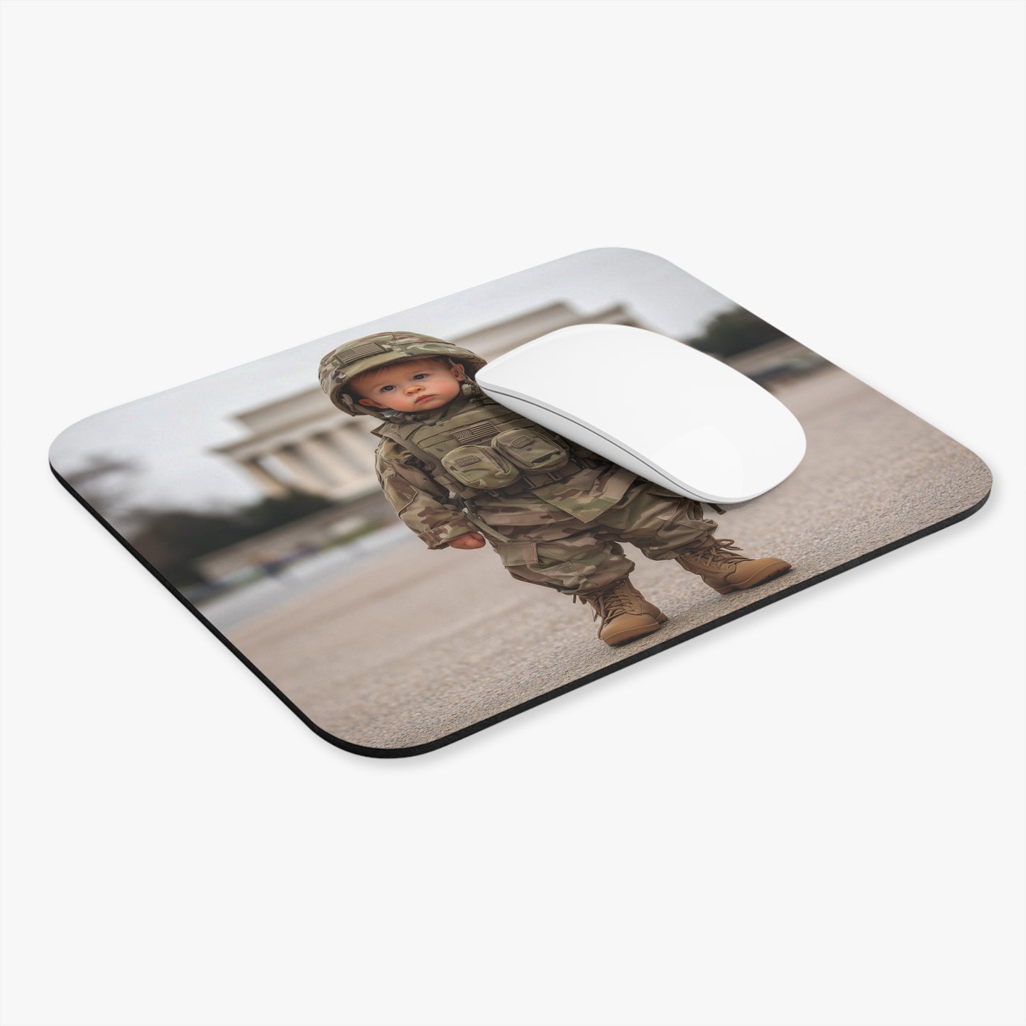 Cursor, At The Ready Mouse Pad - National Guard