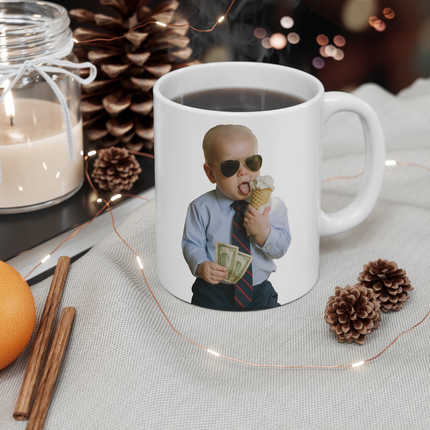 Just a Kid From Scranton...With Ice Cream Mug - Joseph R. (Joe) Biden Jr.