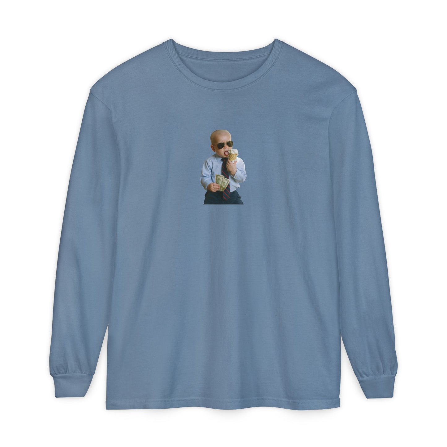Just a Kid From Scranton...With Ice Cream Long Sleeve Shirt - Joe Biden