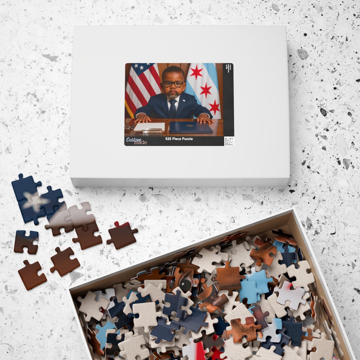 The City We Deserve—Piece by Piece Puzzle (520 Pieces) - Mayor Brandon Johnson