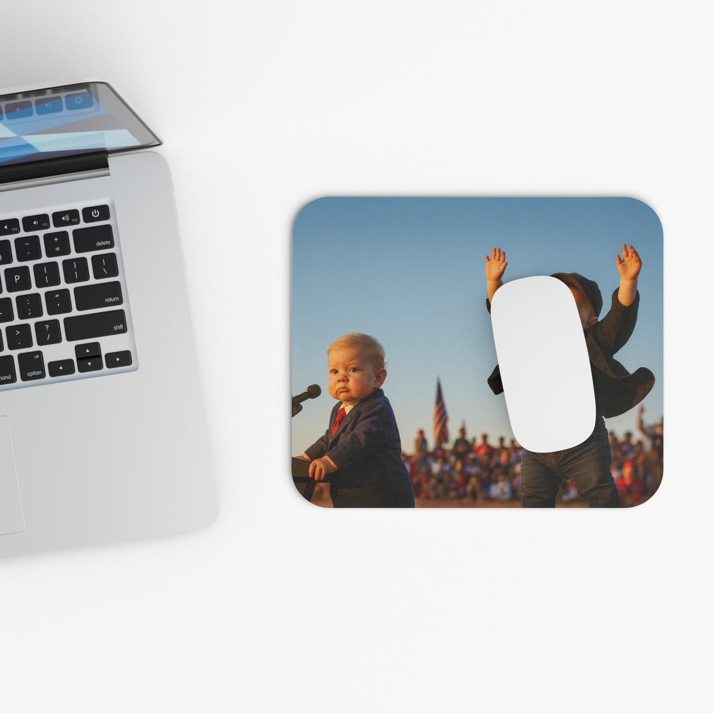Victory Jump Mouse Pad - Donald Trump + Elon Musk