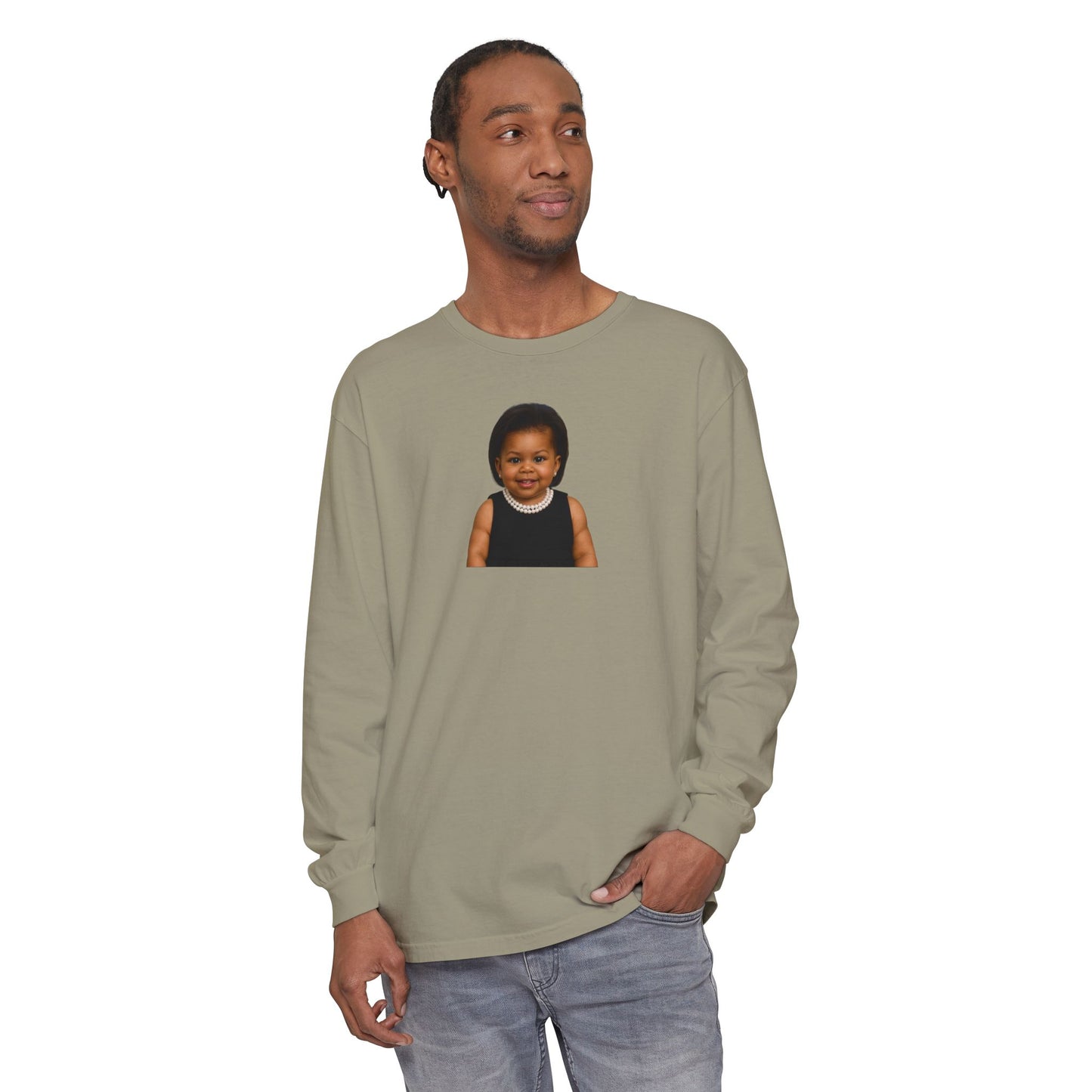 Hopeful Long Sleeve Shirt - Michelle Obama