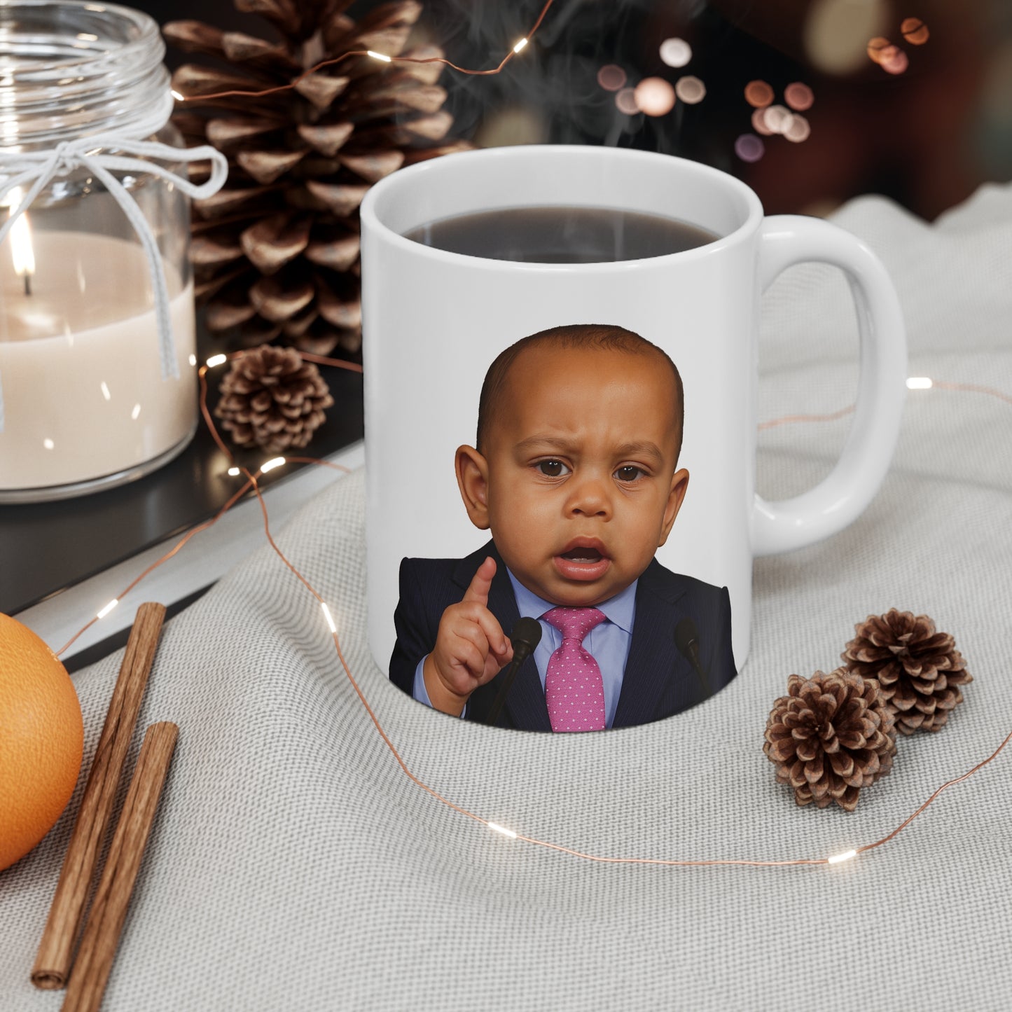 Straight Outta Bed-Stuy (and Into Leadership) Mug - Hakeem Jeffries