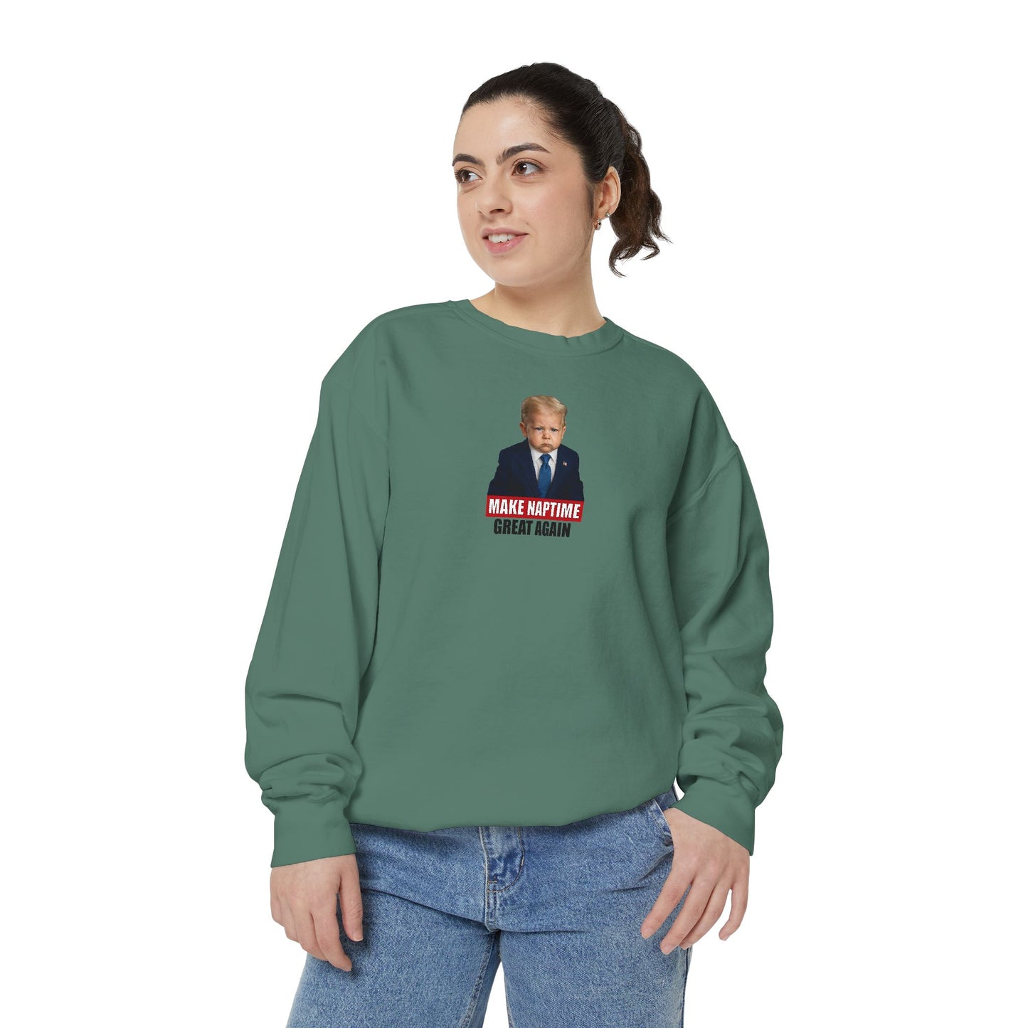 Make Naptime Great Again Crewneck Sweatshirt - Donald Trump