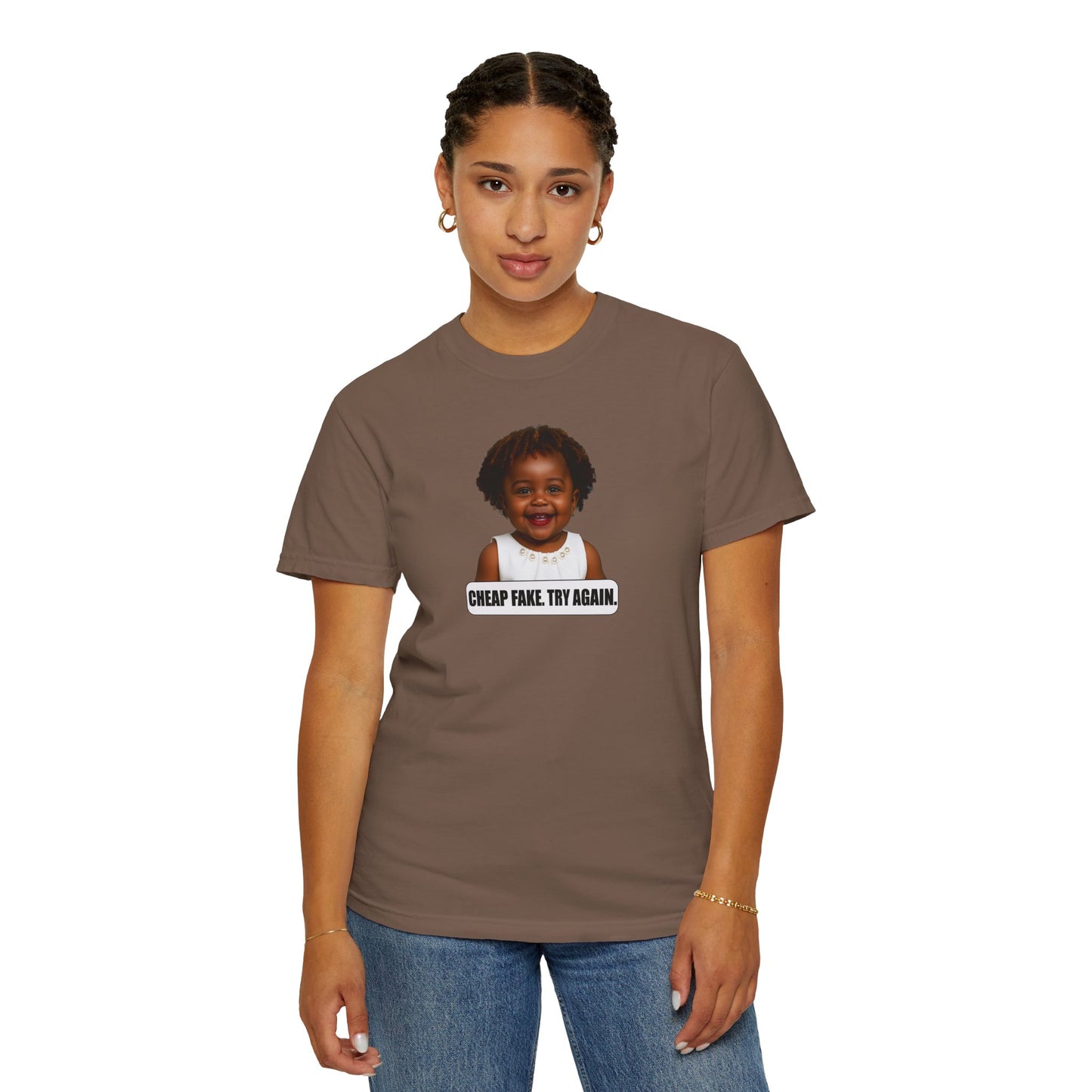 Cheap Fake. Try Agian. Tee - Karine Jean-Pierre (KJP)
