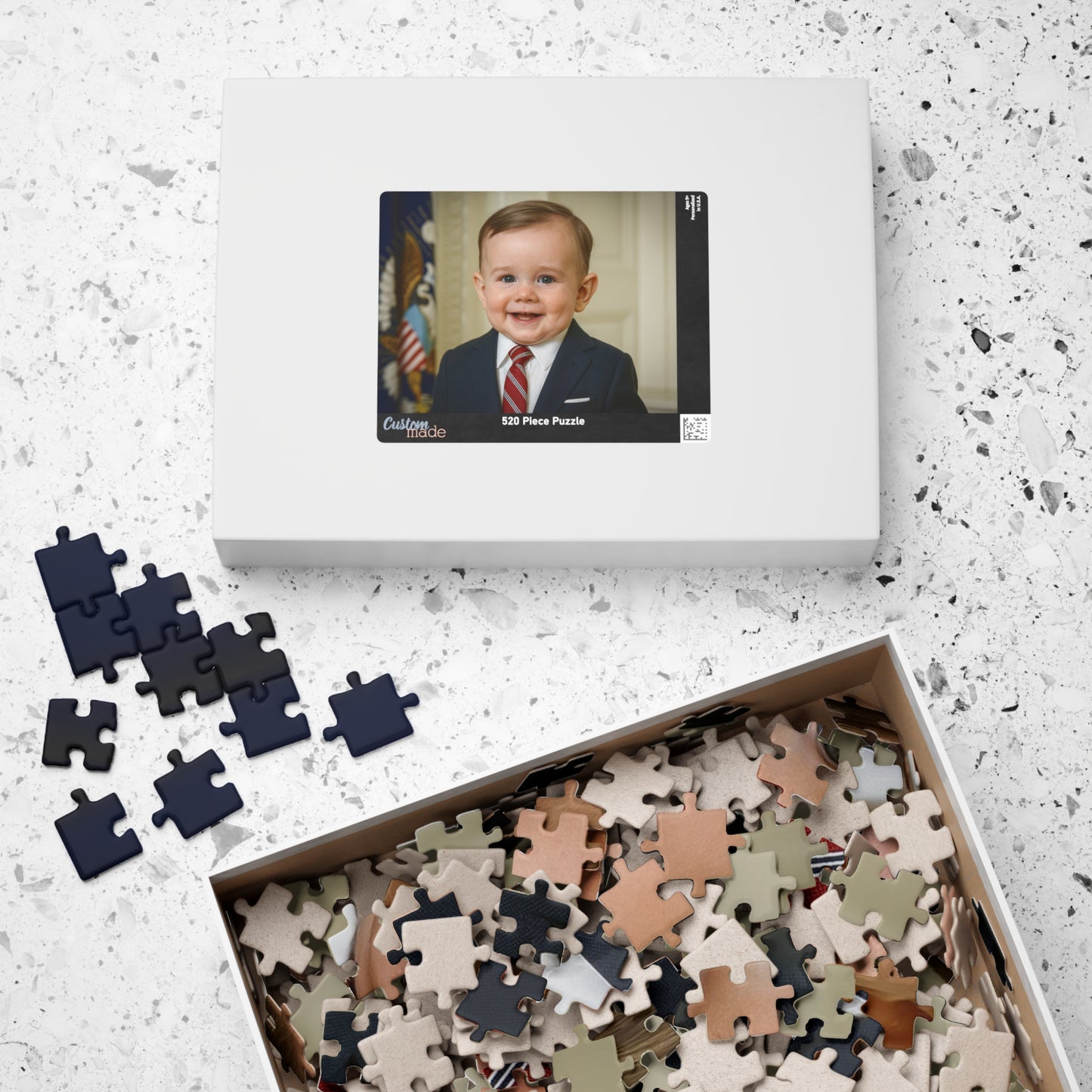 Read My Lips Puzzle (520 Pieces) - George H.W. Bush