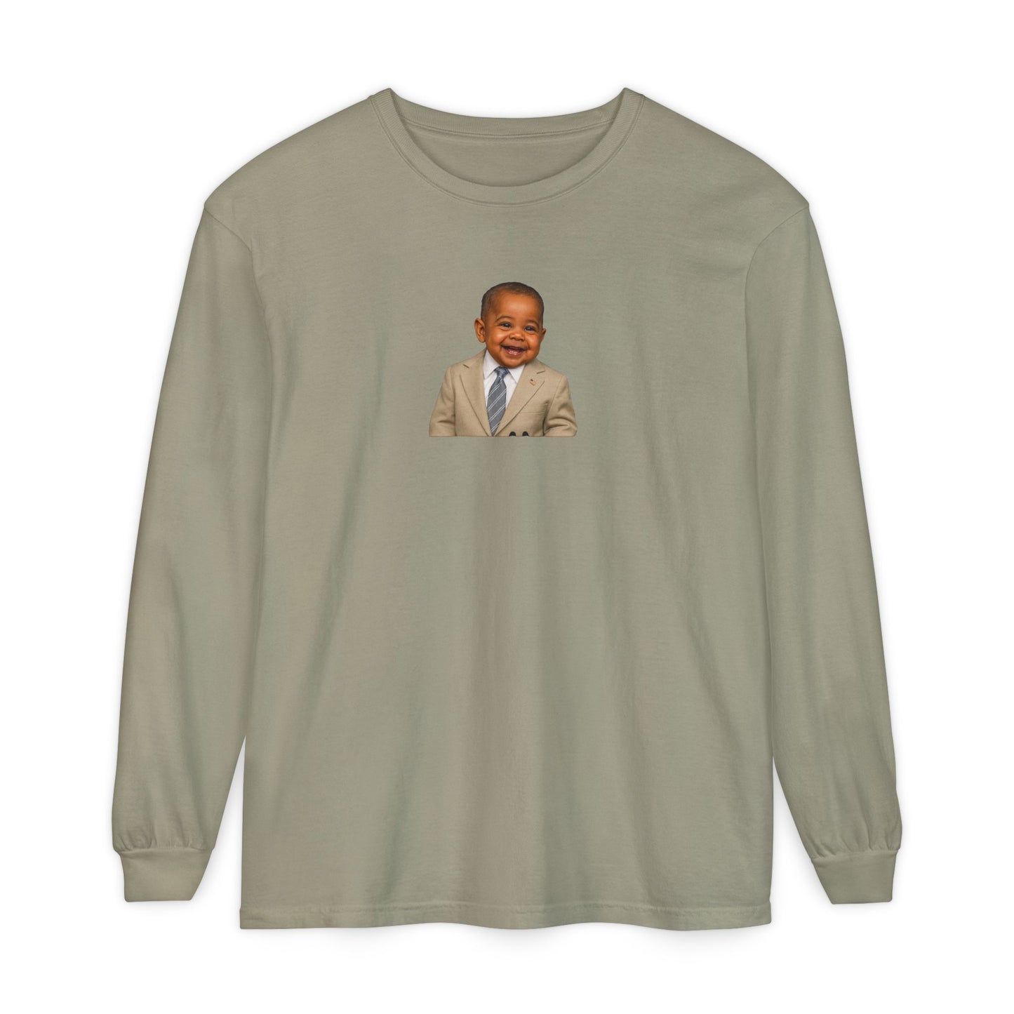 "Yes We Tan" Long Sleeve Shirt - Barack Obama