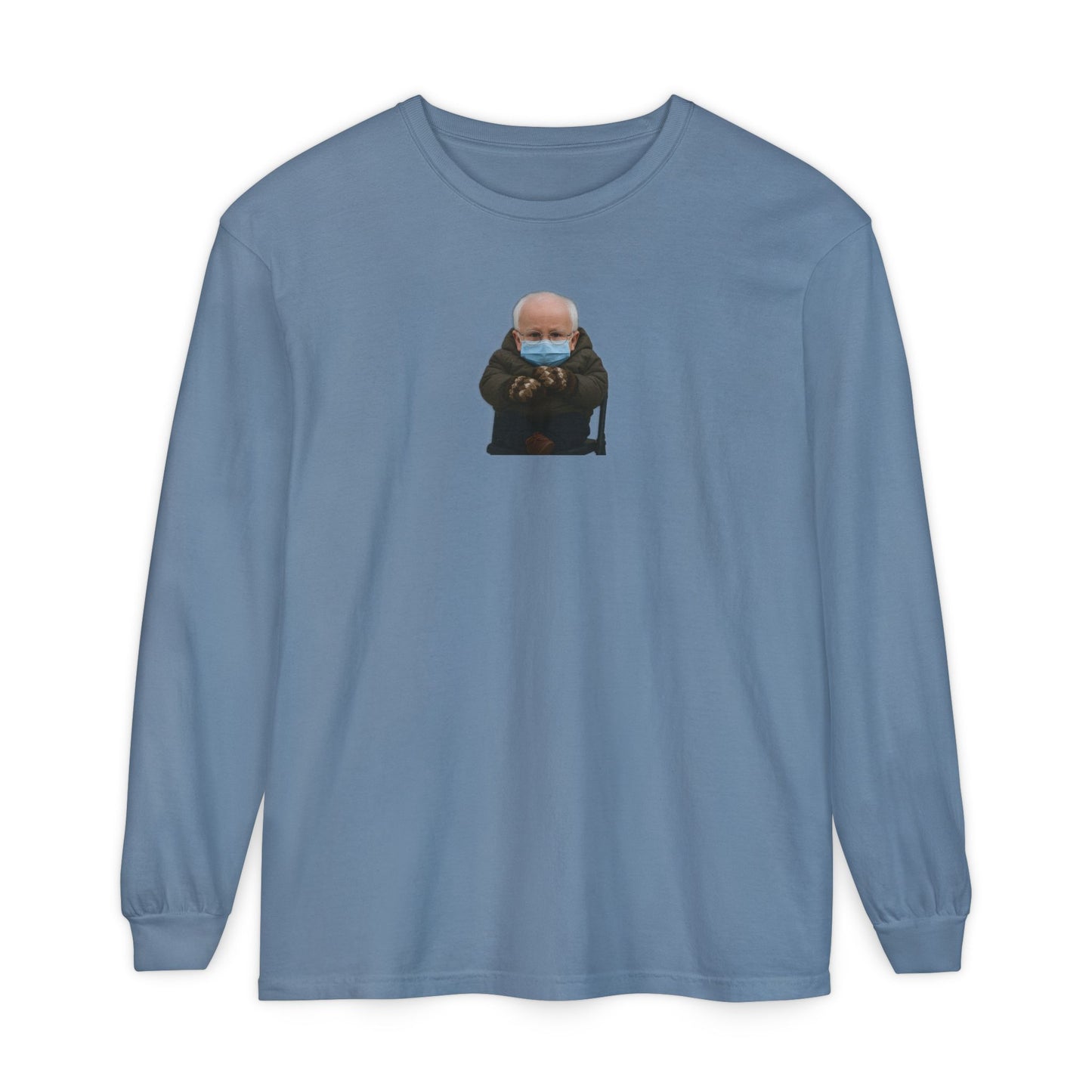 Mittens Long Sleeve Shirt - Bernie Sanders