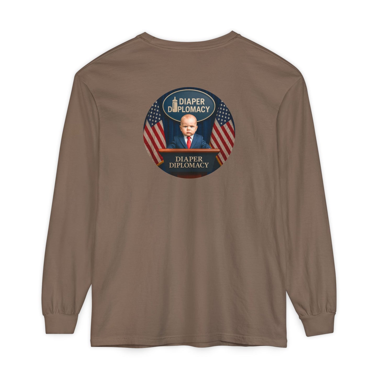 Diaper Diplomacy — Podium Baby Long Sleeve Tee