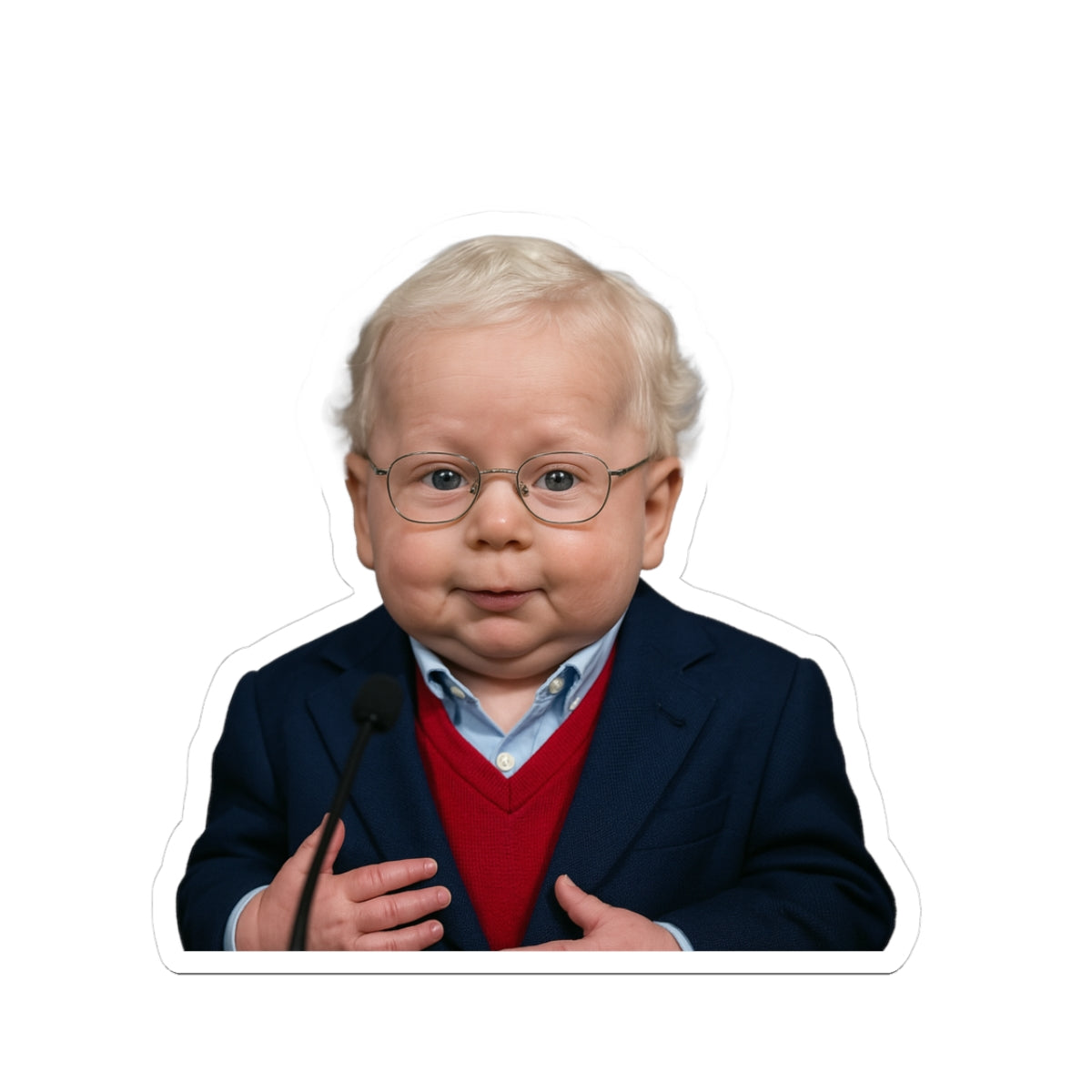 Stick With the Majority Leader Sticker - Mitch McConnell