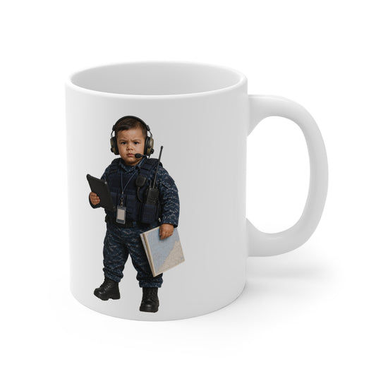 Inspection-Ready Mug - Navy Modern Intelligence Specialist