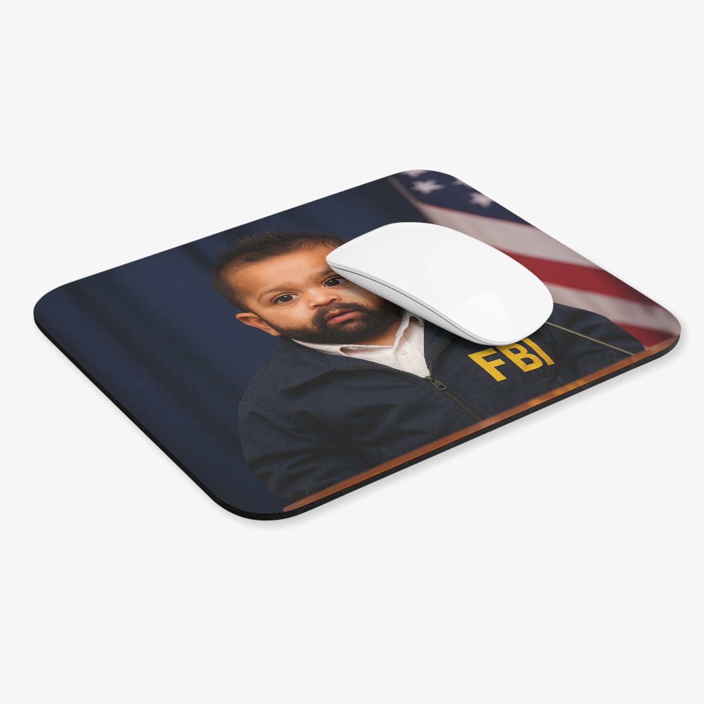 Control + Alt + Declass Mouse Pad - Kash Patel