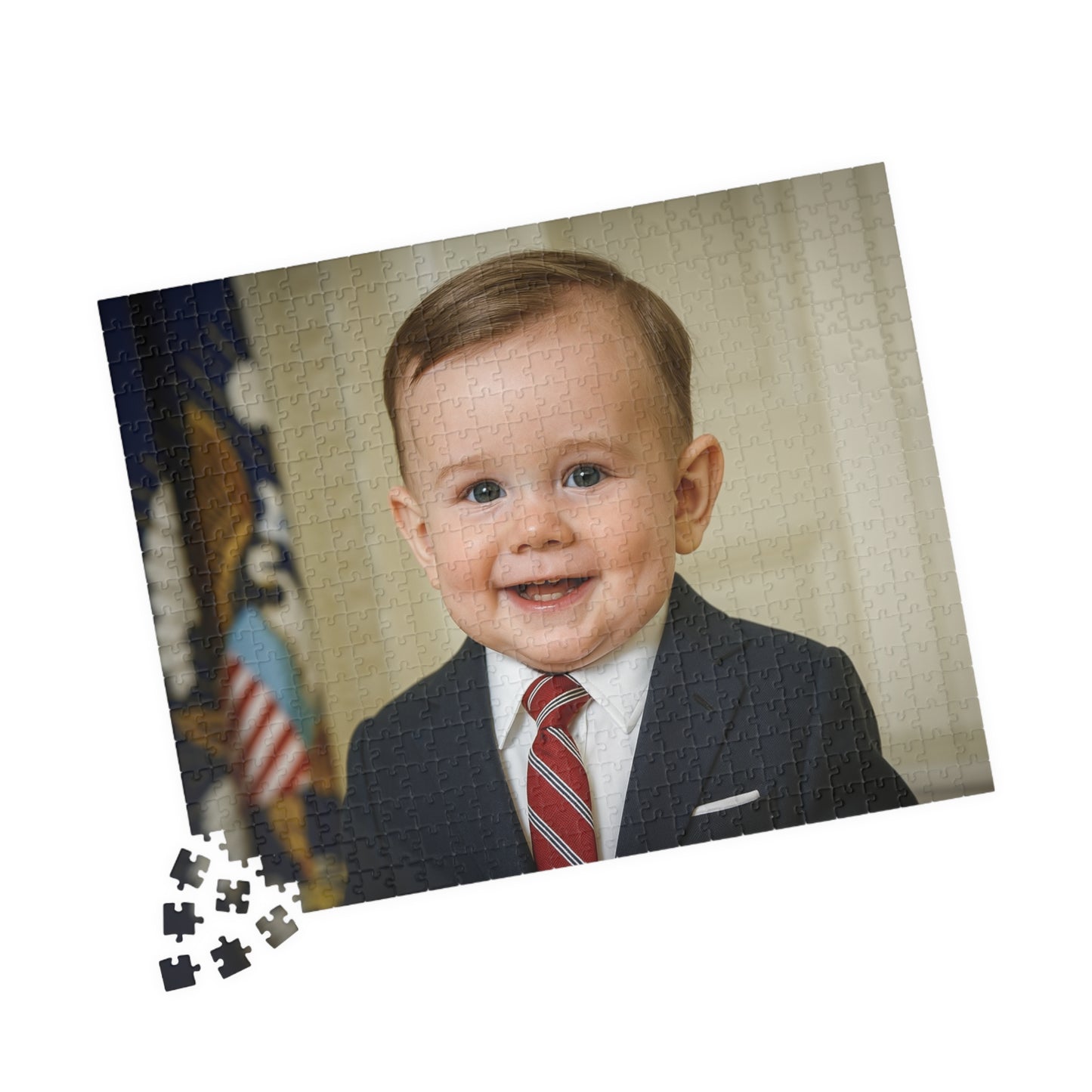 Read My Lips Puzzle (520 Pieces) - George H.W. Bush