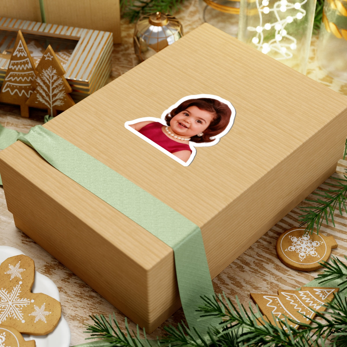 Pillbox Power-Up Sticker - Jacqueline Kennedy