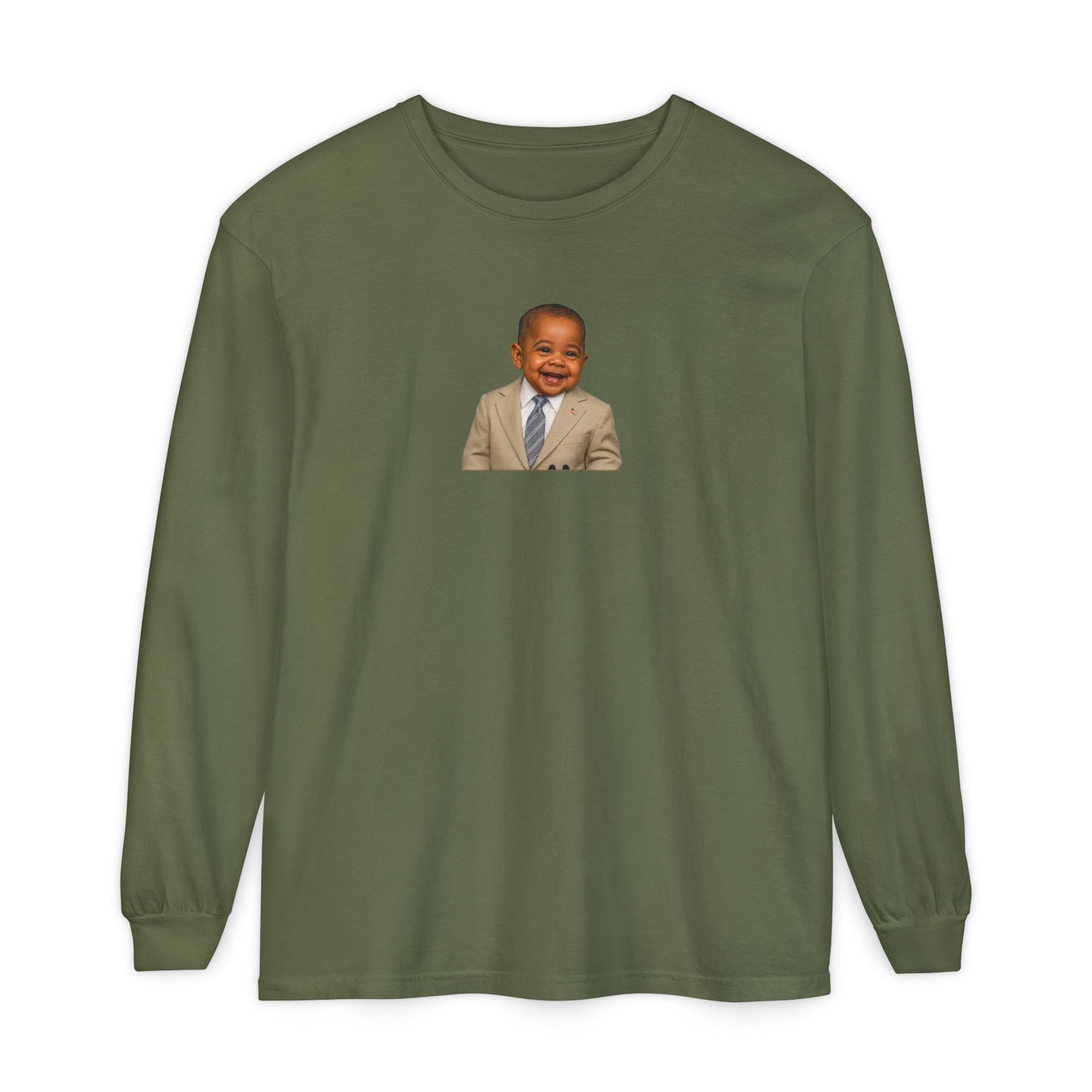 "Yes We Tan" Long Sleeve Shirt - Barack Obama
