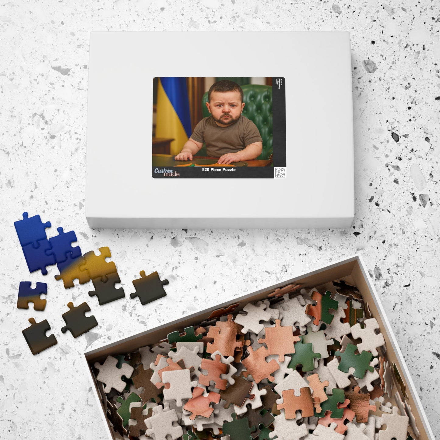 The Little Leader That Could Puzzle (520 Pieces) - Volodymyr Zelenskyy