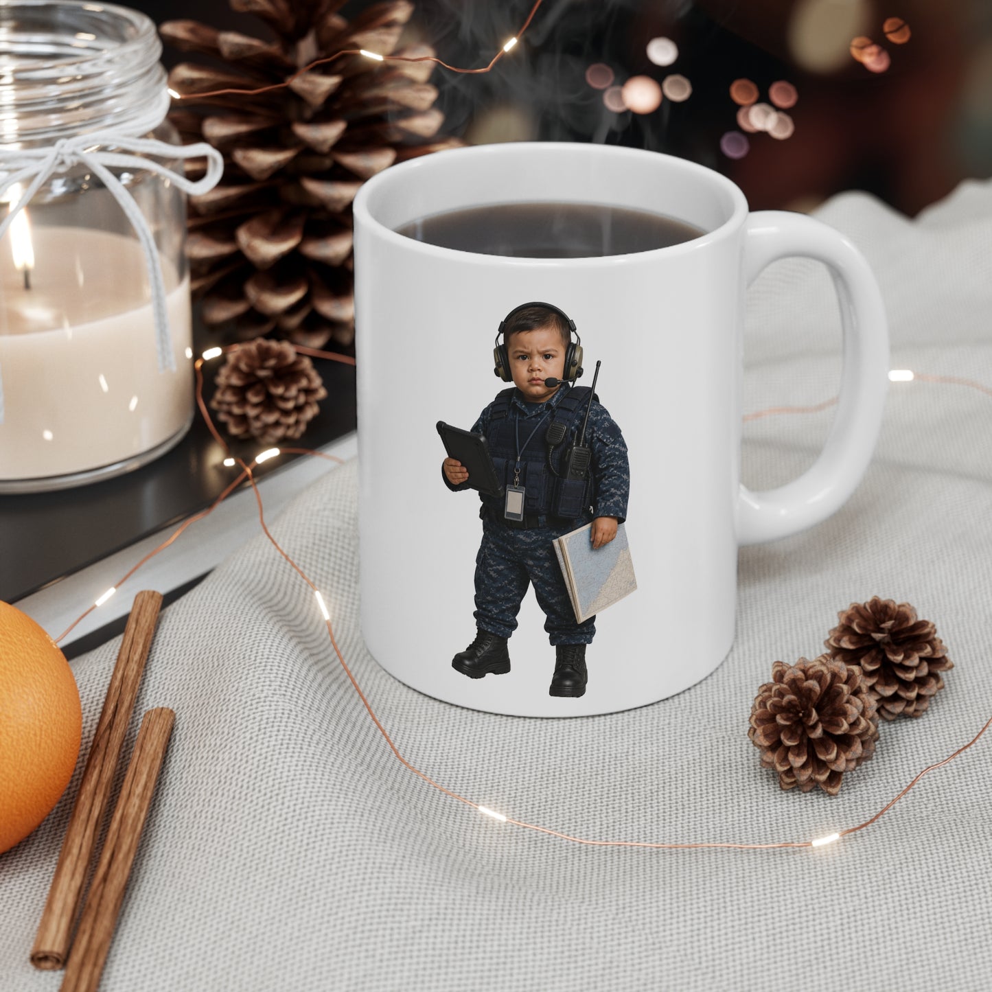Inspection-Ready Mug - Navy Modern Intelligence Specialist
