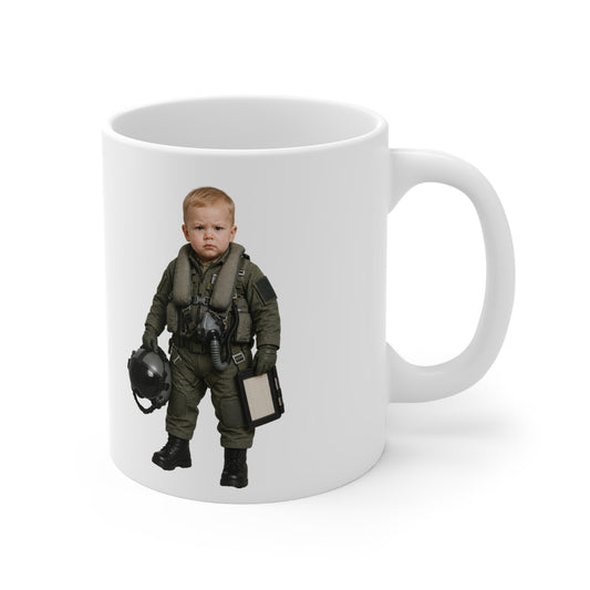 Watchstander Mug - Air Force Modern Fighter Jet Pilot