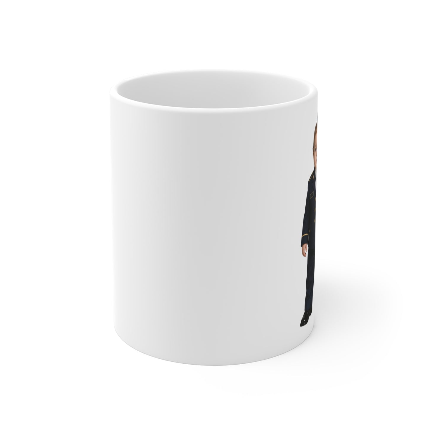 Formation Coffee Mug - Army Modern Dress Uniform White Female