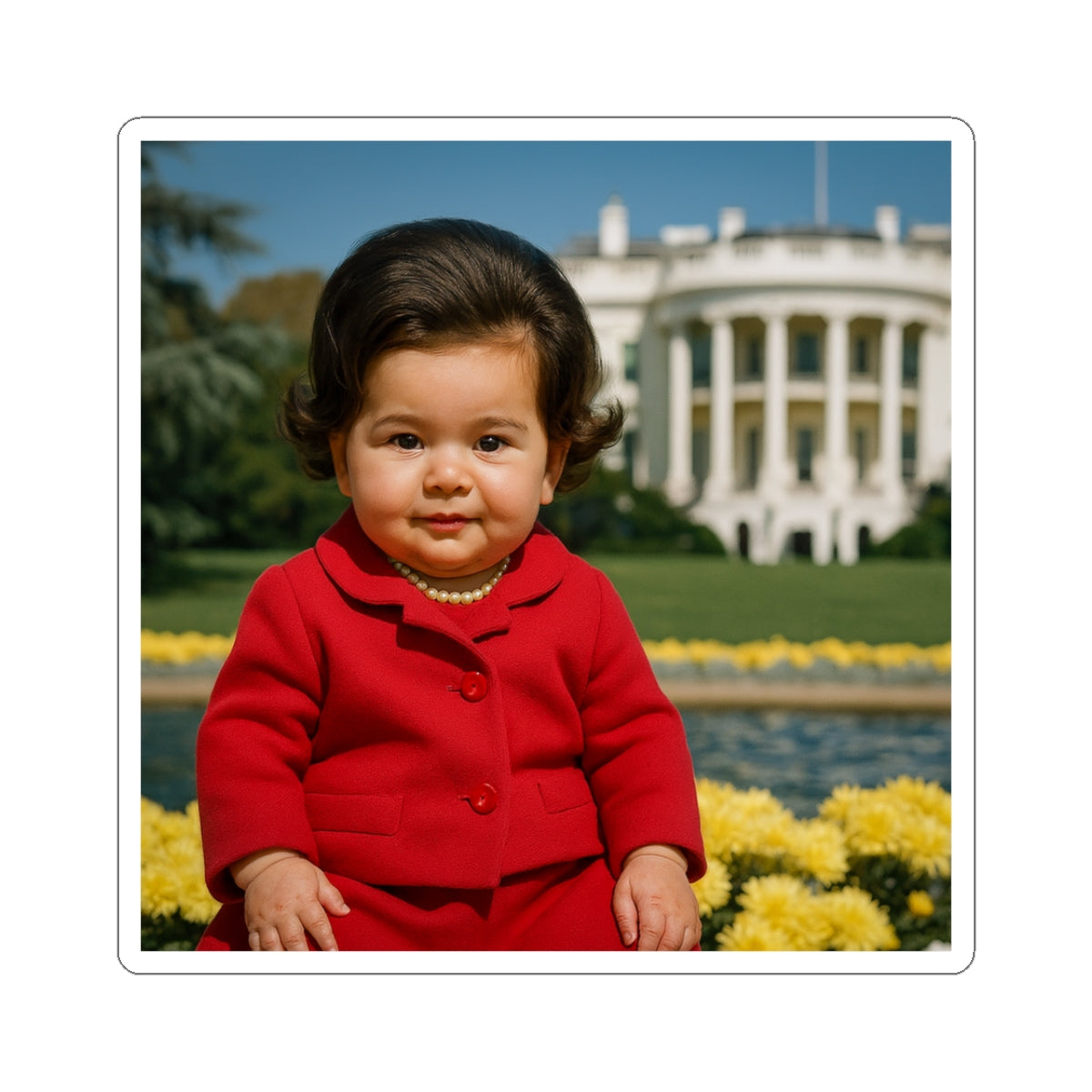 Stick With Civility Sticker - Claudia Taylor (Lady Bird) Johnson