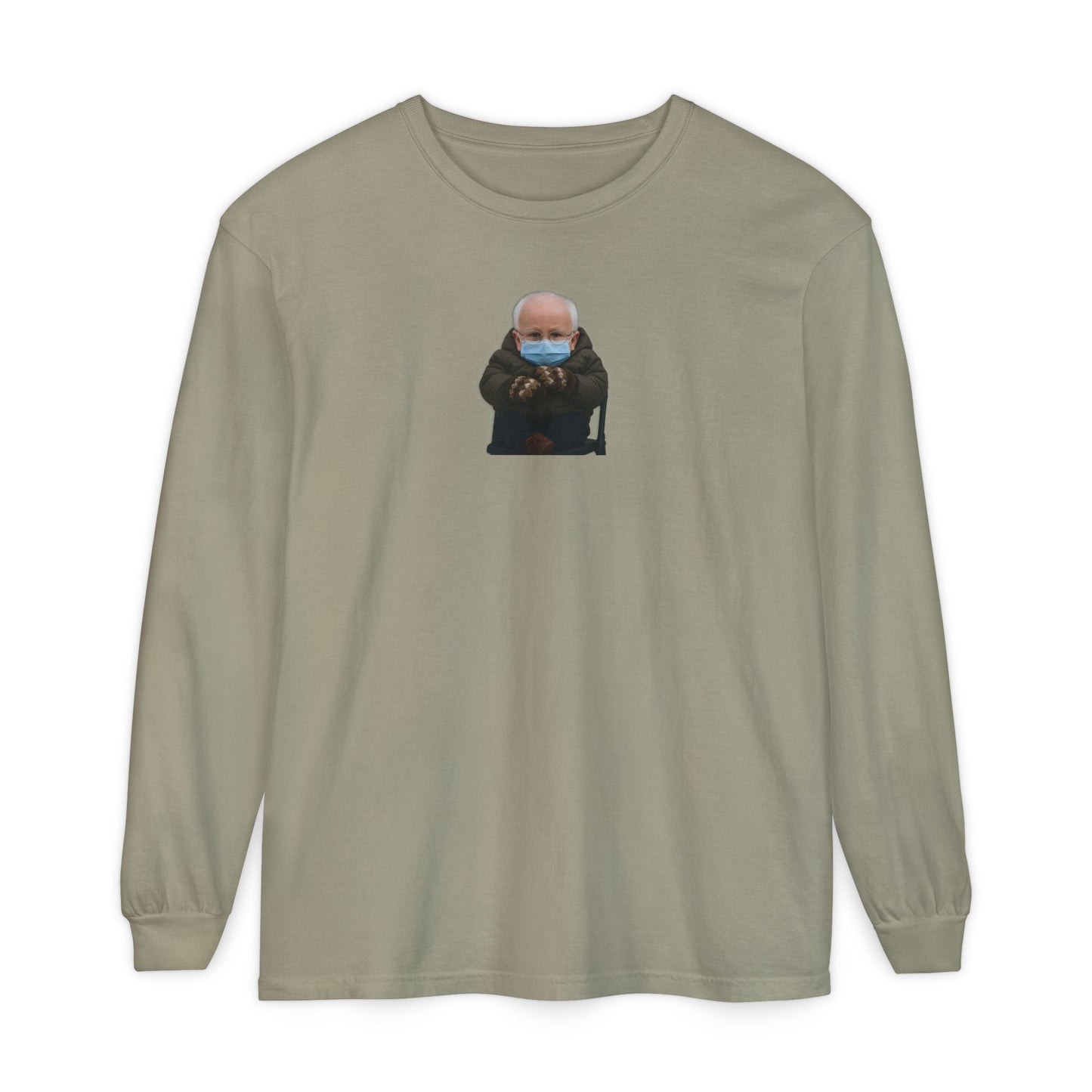 Mittens Long Sleeve Shirt - Bernie Sanders