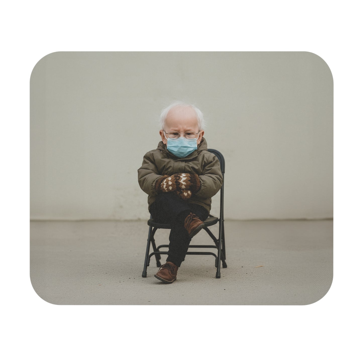 Mittens Mouse Pad - Bernie Sanders