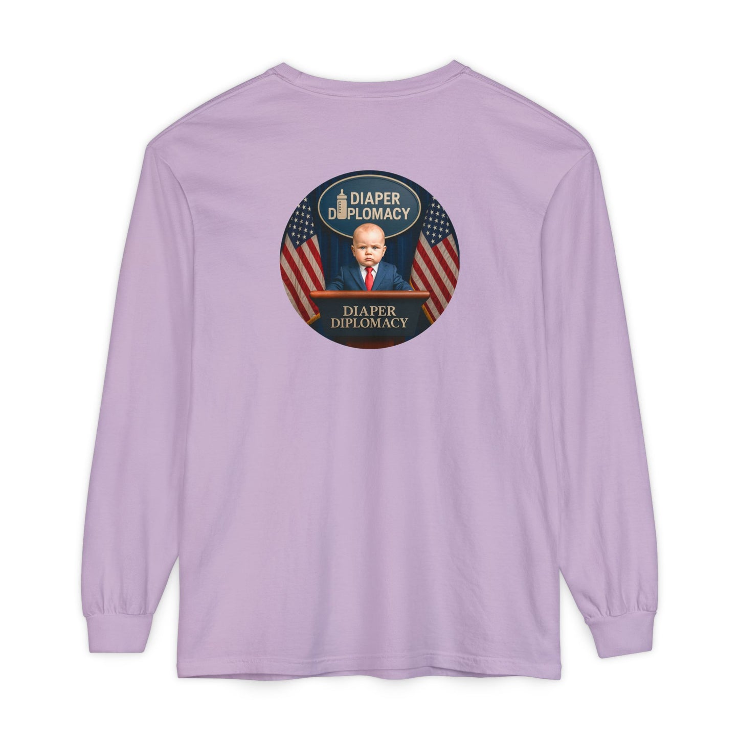 Diaper Diplomacy — Podium Baby Long Sleeve Tee