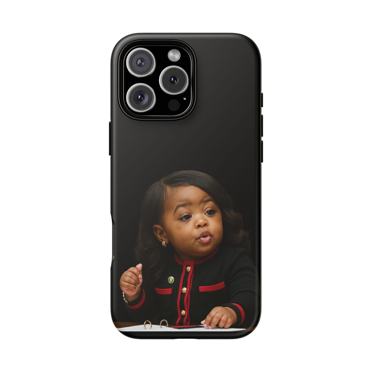 Glossed Up + Ready for the Group Chat Phone Case - Jasmine Crockett