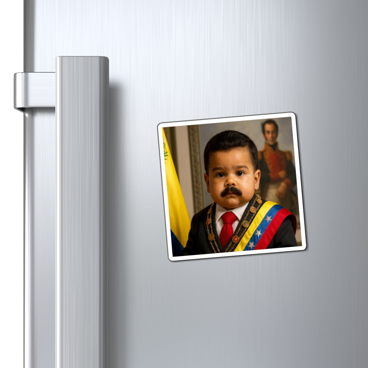 Miraflores Fridge Control: Baby Maduro Magnet - President of Venezuela Nicolás Maduro