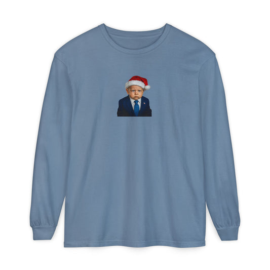 Make Christmas Great Again Long Sleeve Shirt - Donald J. Trump