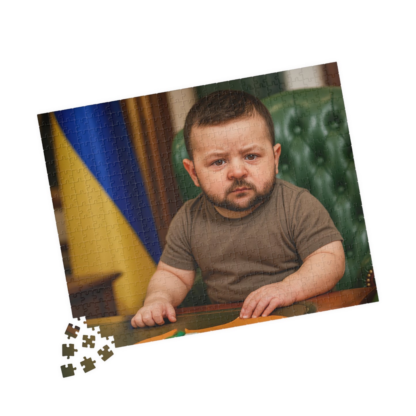 The Little Leader That Could Puzzle (520 Pieces) - Volodymyr Zelenskyy