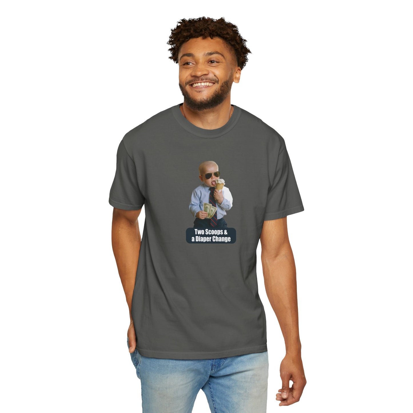 Two Scoops & a Diaper Change – Joe Biden Presidential Tee