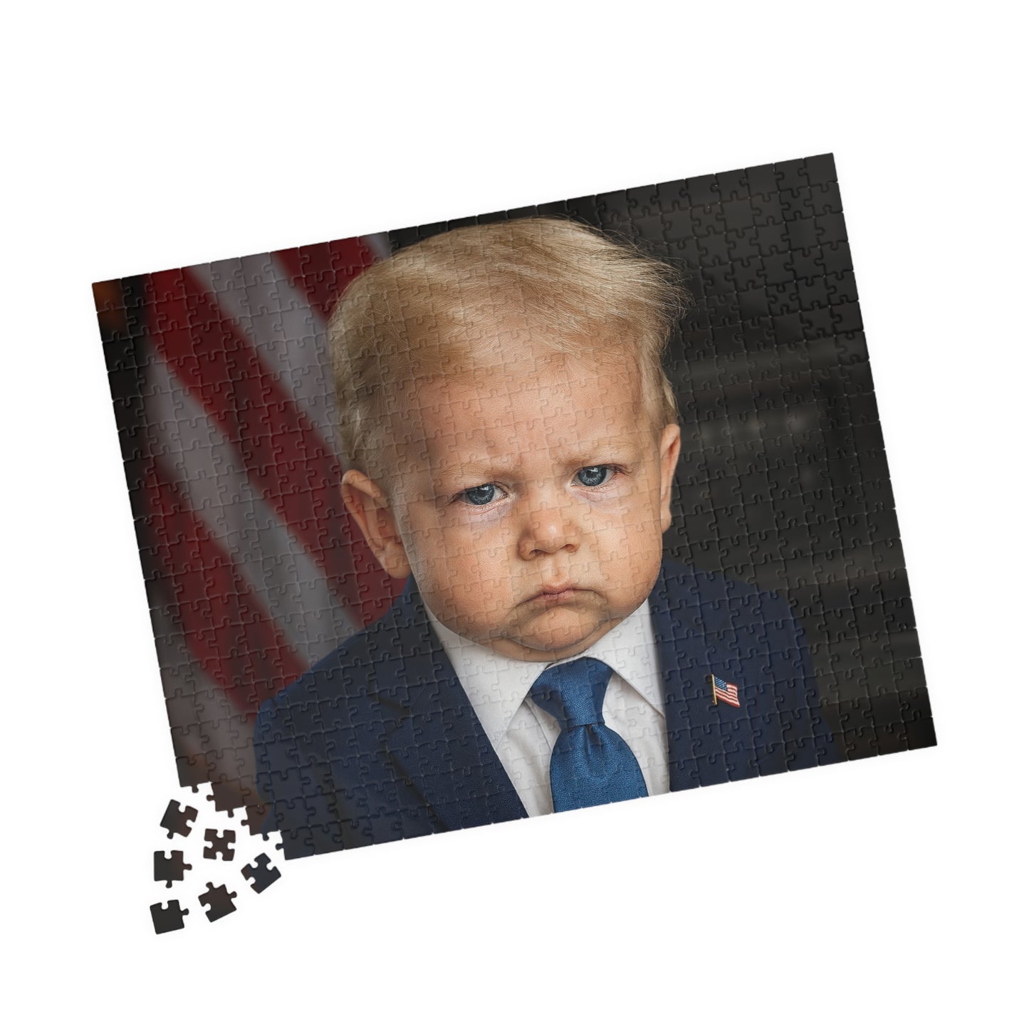 The Art of the Crib: Baby Trump Presidential Puzzle (520 Pieces)