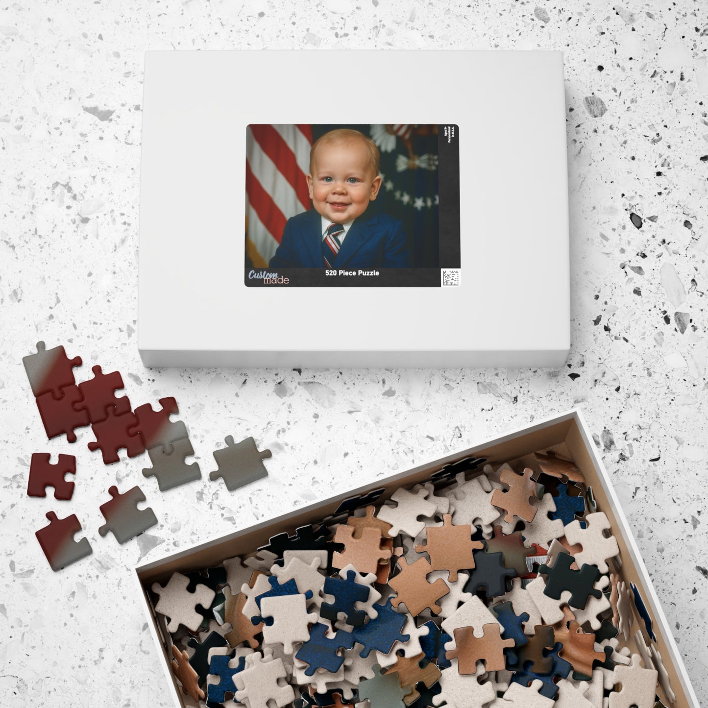 Pardon My Puzzle (520 Pieces) - Gerald R. Ford