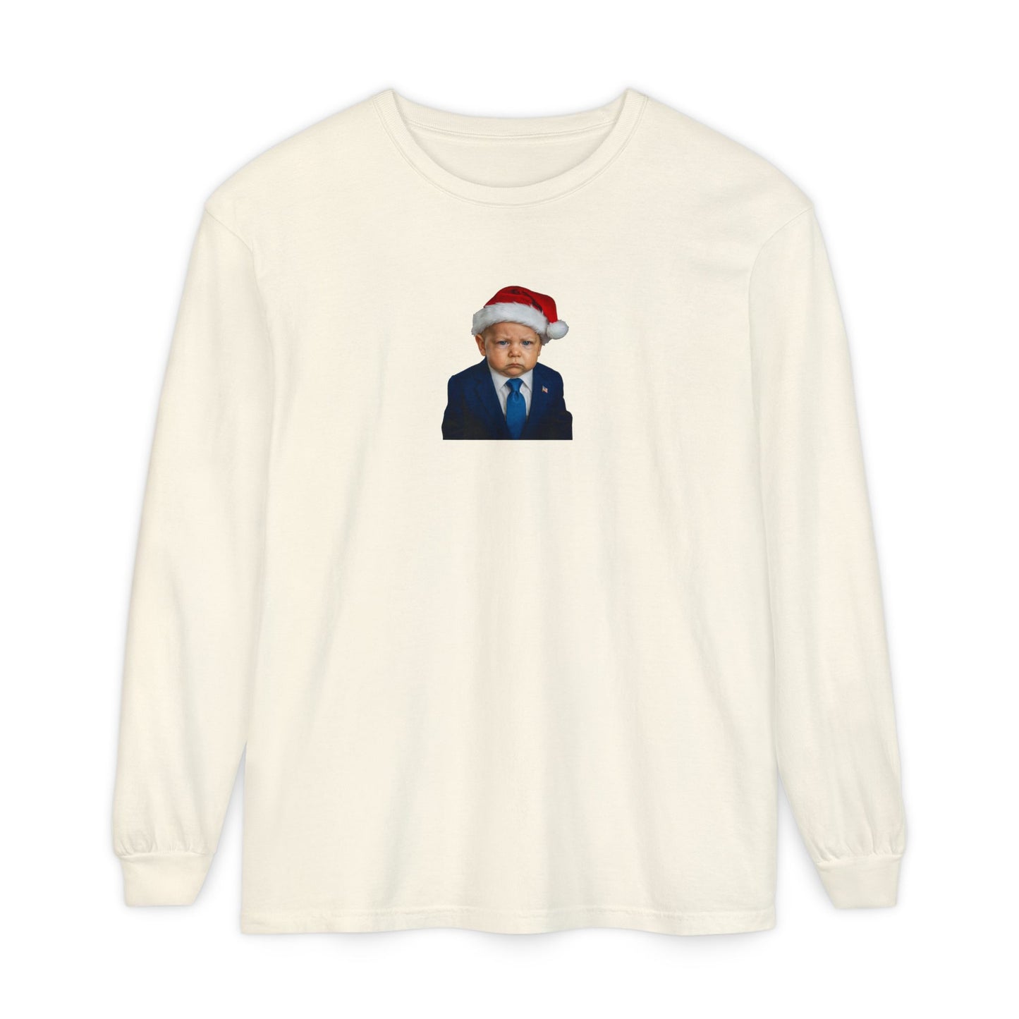 Make Christmas Great Again Long Sleeve Shirt - Donald J. Trump