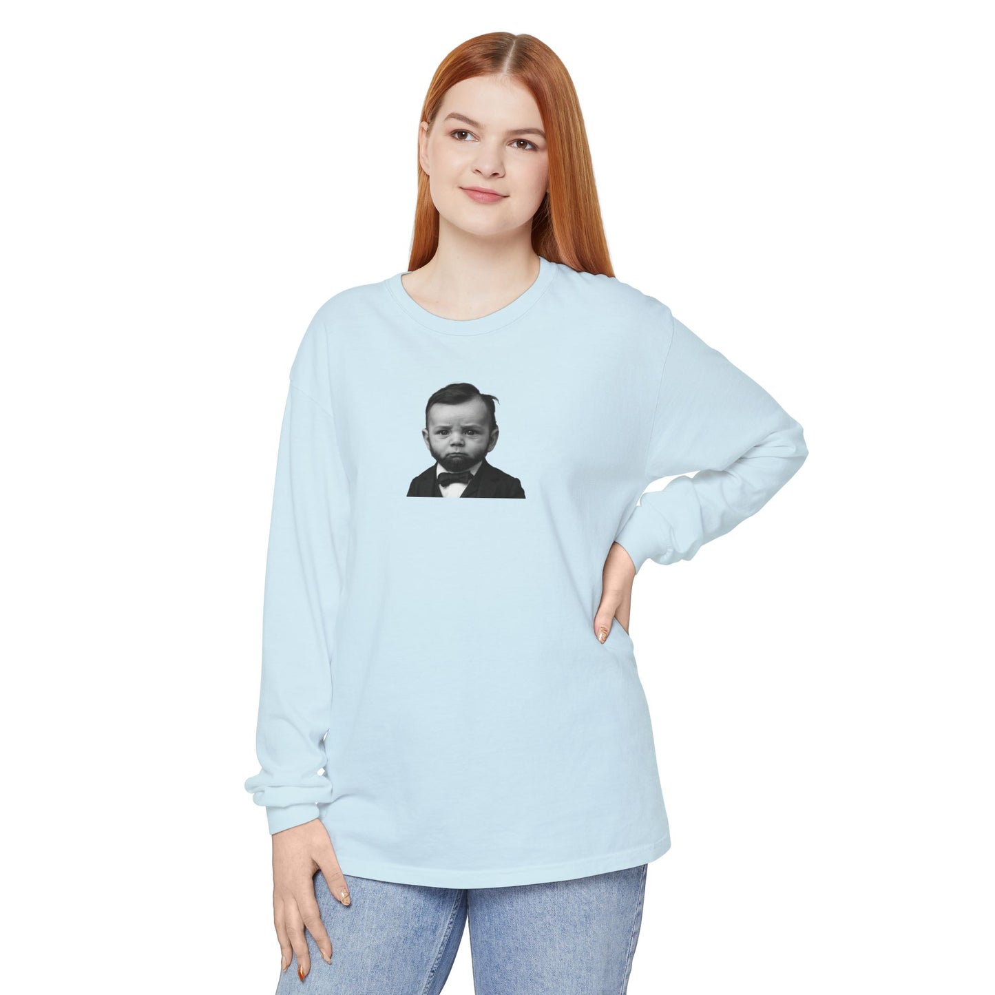 Sleeves of the House Divided (But Warm) Long Sleeve Shirt - Abraham Lincoln