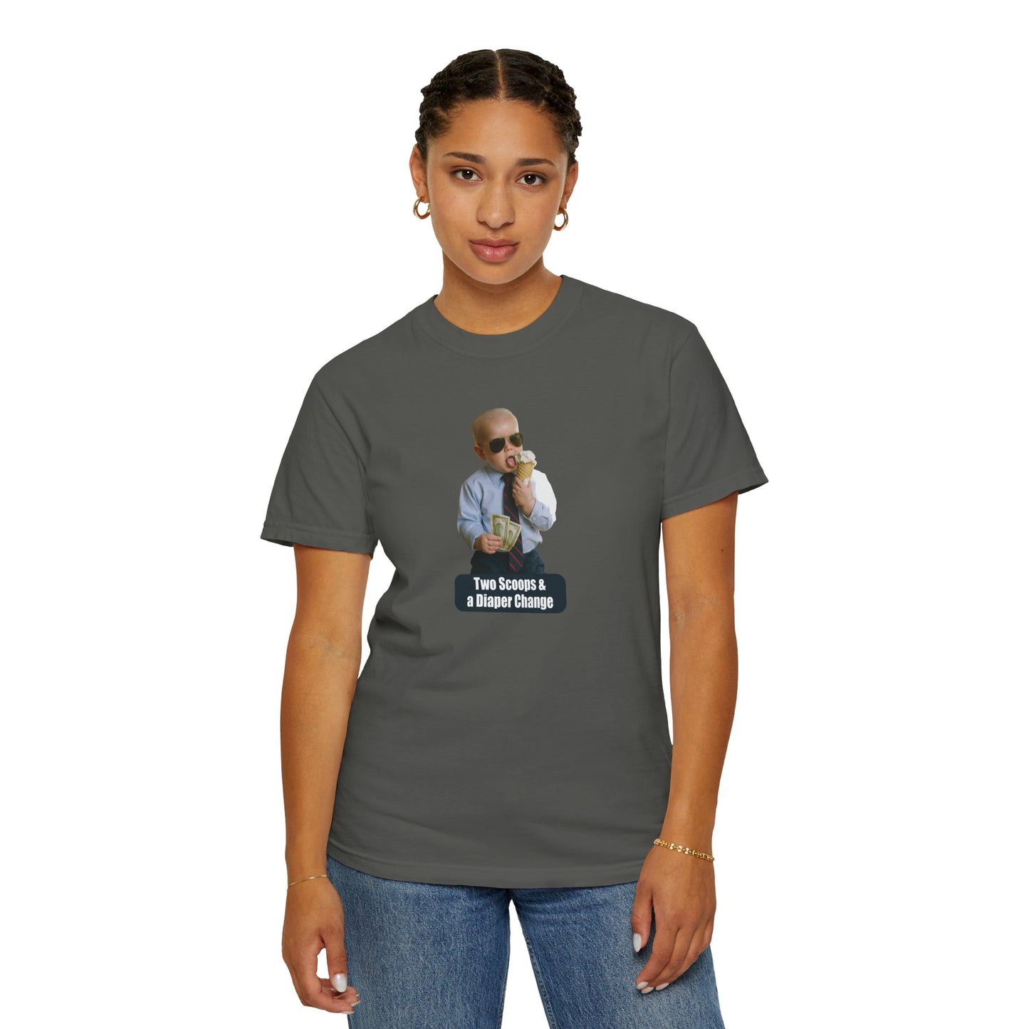 Two Scoops & a Diaper Change – Joe Biden Presidential Tee