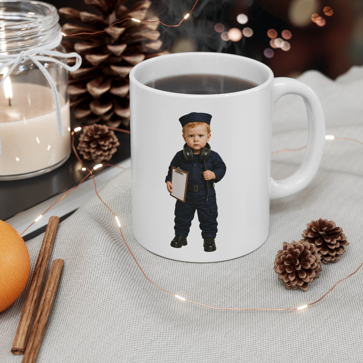 Tiny Command Mug - Navy Modern Sonar Technician