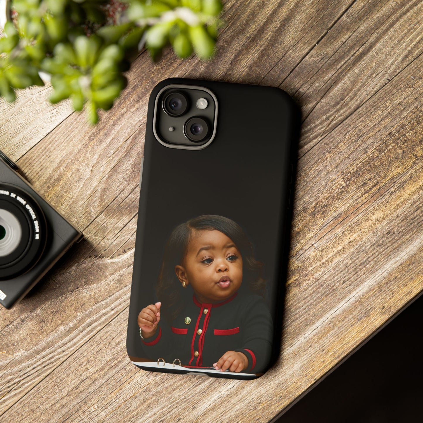 Glossed Up + Ready for the Group Chat Phone Case - Jasmine Crockett