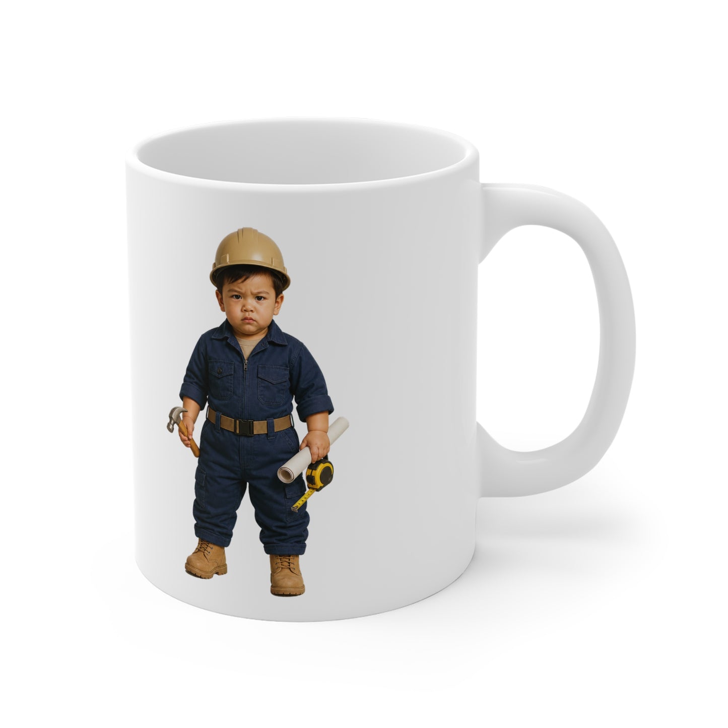 Inspection-Ready Mug - Navy Modern Seabee Construction Specialist