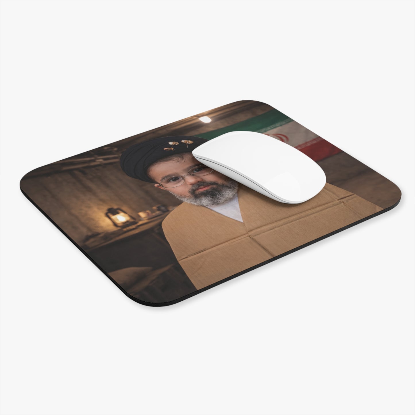 Divine Desktop Decree - Cardboard Ayatollah