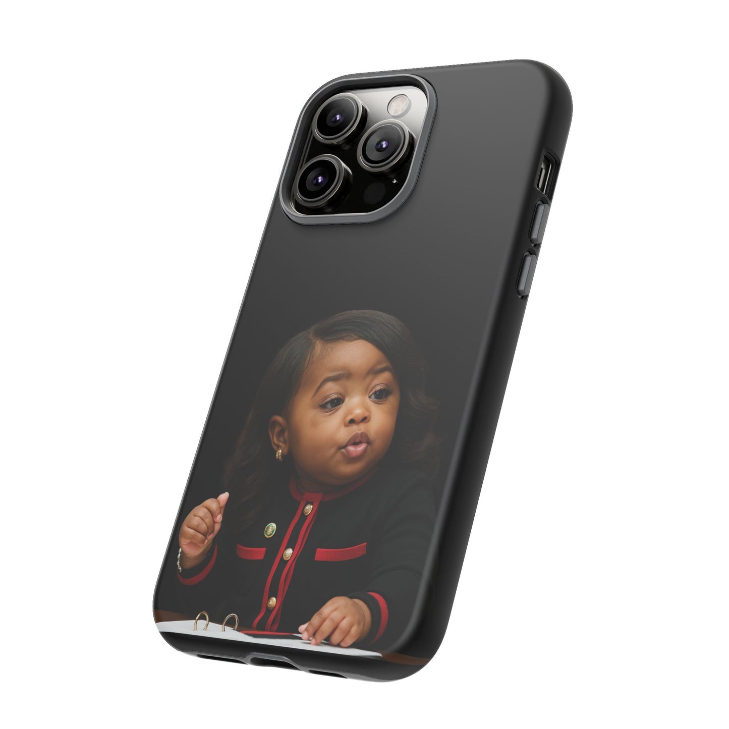Glossed Up + Ready for the Group Chat Phone Case - Jasmine Crockett