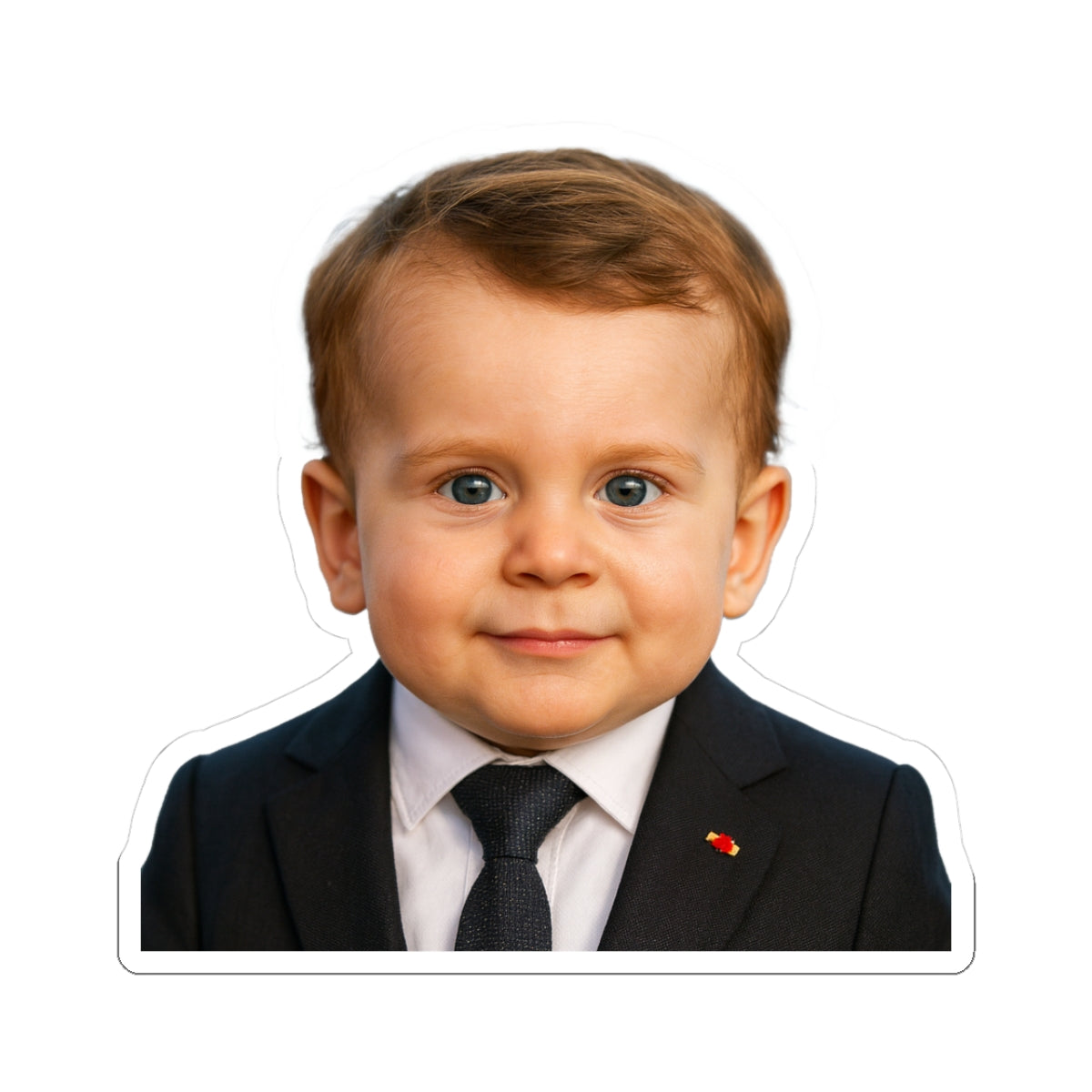 Le Sticker: Make Centrist Cute Again - Emmanuel Macron – Diaper Diplomacy