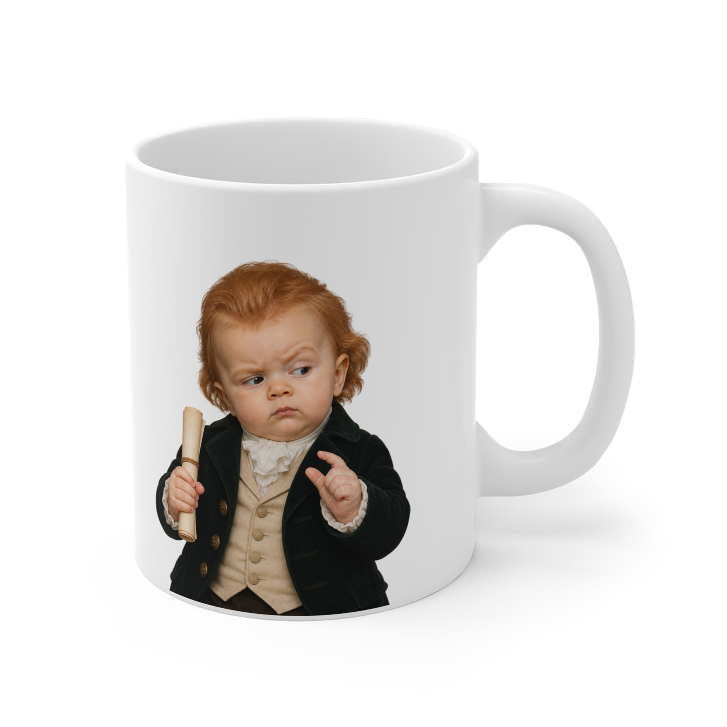 Drafting Room Side-Eye Mug  - Thomas Jefferson